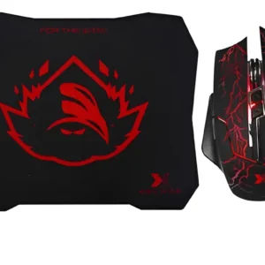 Mouse Xblade Gaming Stormrage + Pad Mouse Kit 2 En 1 Black