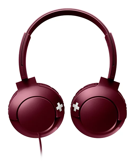 Auriculares Philips BASS+ SHL3075 ROJO - Image 6