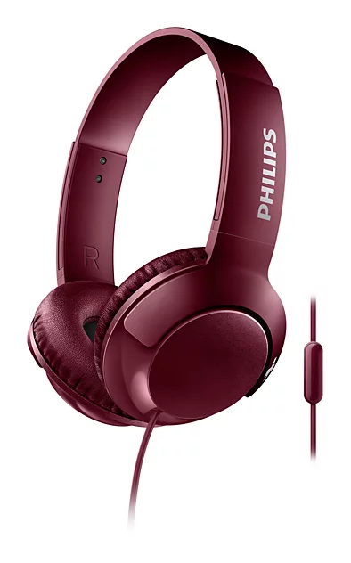 Auriculares Philips BASS+ SHL3075 ROJO - Image 3