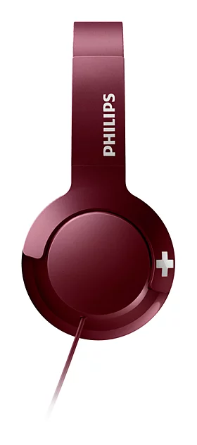 Auriculares Philips BASS+ SHL3075 ROJO - Image 7