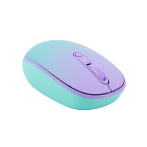 Mouse Inalámbrico Teros TE-1239S, 2.4GHz, 4 botones, USB, Color Purple